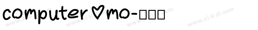 computer mo字体转换
